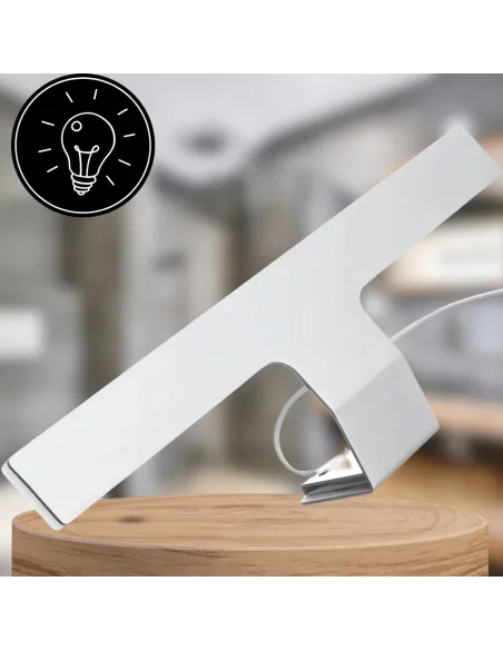 Duża LAMPA ŁAZIENKOWA LED KINKIET nad LUSTRO VAAL 30cm z Zasilaczem