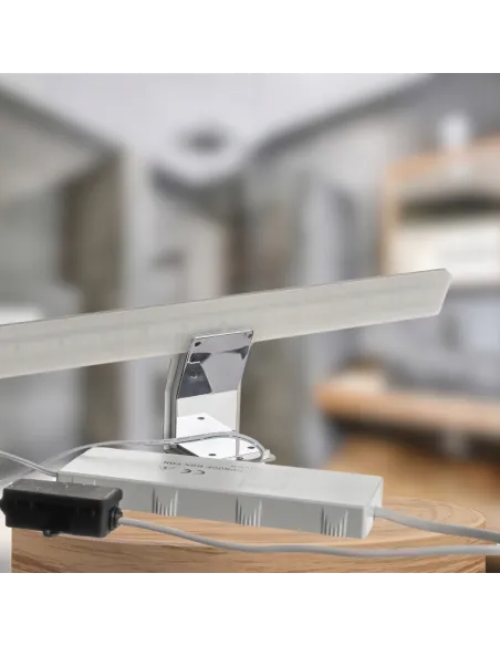 Duża LAMPA ŁAZIENKOWA LED KINKIET nad LUSTRO VAAL 30cm z Zasilaczem