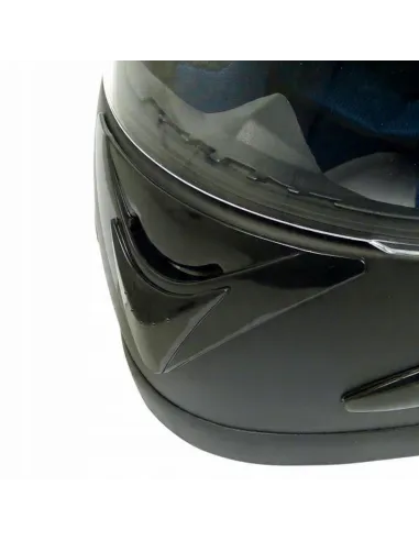 KASK MOTOCYKLOWY CZARNY NA SKUTER MOTOR Z SZYBĄ M