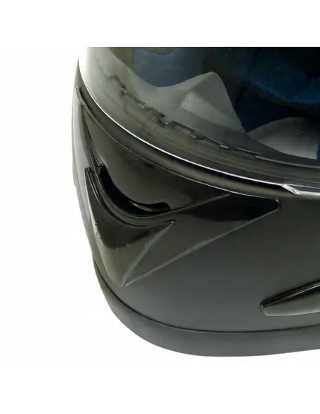 KASK MOTOCYKLOWY CZARNY NA SKUTER MOTOR Z SZYBĄ M