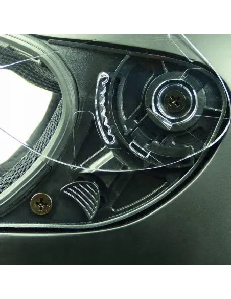 KASK MOTOCYKLOWY CZARNY NA SKUTER MOTOR Z SZYBĄ L