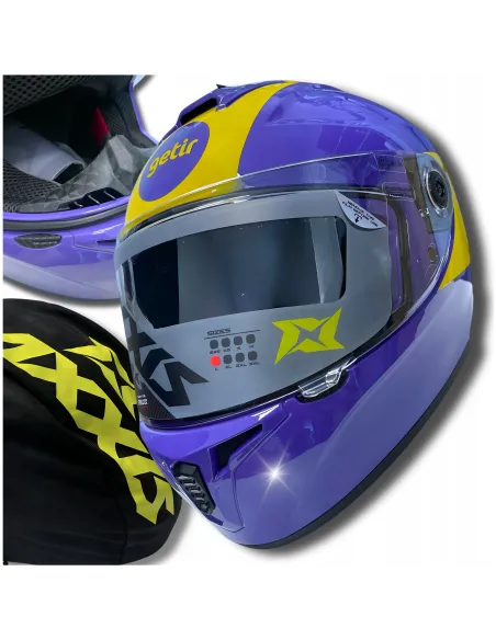 KASK MOTOCYKLOWY AXXIS DRAKEN S GETIR SYSTEM PINLOCK Rozm M 57-58cm