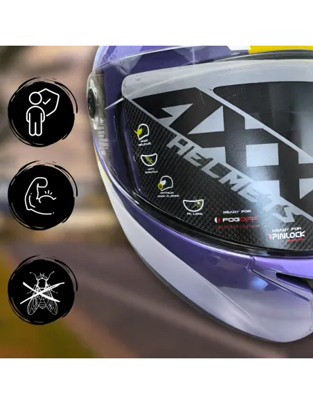 KASK MOTOCYKLOWY AXXIS DRAKEN S GETIR SYSTEM PINLOCK Rozm M 57-58cm