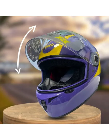 KASK MOTOCYKLOWY AXXIS DRAKEN S GETIR SYSTEM PINLOCK Rozm M 57-58cm