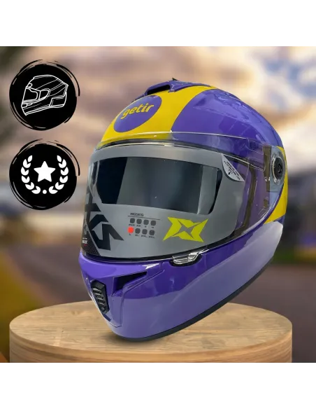 KASK MOTOCYKLOWY AXXIS DRAKEN S GETIR SYSTEM PINLOCK Rozm M 57-58cm
