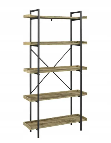 REGAŁ Półka Industrialny 173x92x30 cm LOFT Rustykalny 5 Poziomów