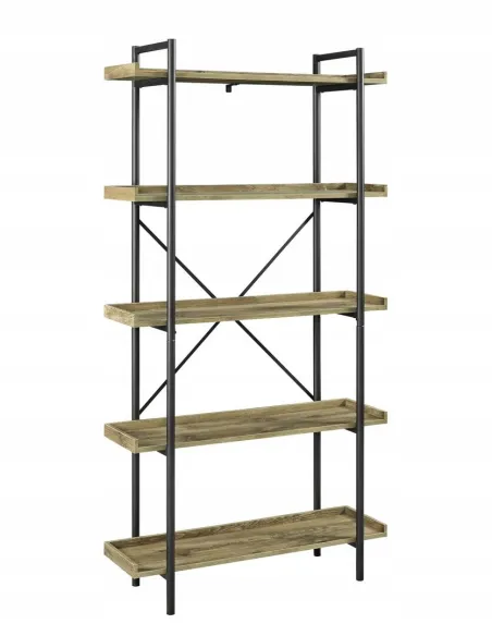 REGAŁ Półka Industrialny 173x92x30 cm LOFT Rustykalny 5 Poziomów