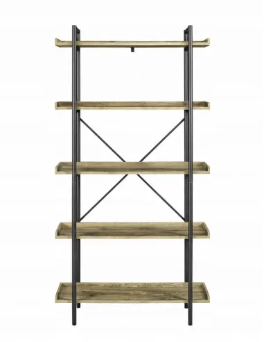 REGAŁ Półka Industrialny 173x92x30 cm LOFT Rustykalny 5 Poziomów