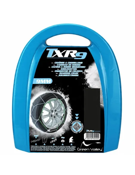 ŁAŃCUCHY ŚNIEGOWE 90 KN-90 NA KOŁA Green Valley 9mm 225/55 R15 205/55 R16