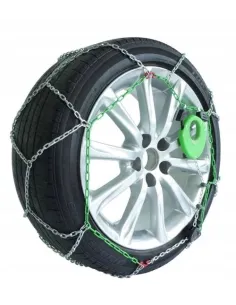 ŁAŃCUCHY ŚNIEGOWE KN110 NA KOŁA GreenValey 9mm 110 SAMONAPINAJĄCE 225/55R16 2
