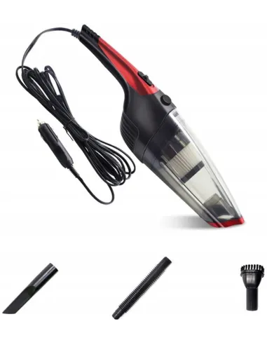 MOCNY Odkurzacz Samochodowy 12V 95W filtr HEPA
