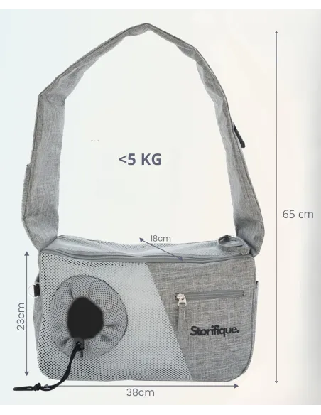 TORBA Transportowa na Ramie dla PSA KOTA z Okienkiem na Głowę