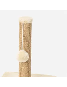 DRAPAK Kota LEGOWISKO SIZAL 40cm PIŁECZKA Beżowy 2