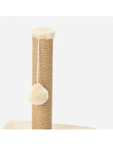 DRAPAK Kota LEGOWISKO SIZAL 40cm PIŁECZKA Beżowy