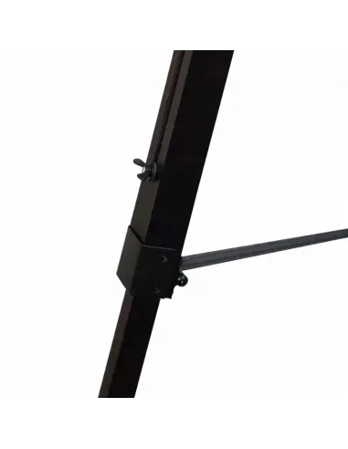 DREWNIANE Nogi LAMPA Podłogowa TROJNÓG Czarna