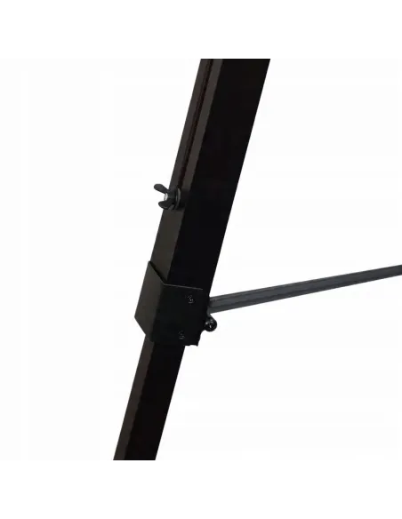 DREWNIANE Nogi LAMPA Podłogowa TROJNÓG Czarna
