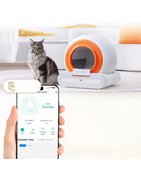 SMART KUWETA AUTOMATYCZNA Smart Samoczyszcząca NEUTRALIZATOR ZAPACHÓW WiFi