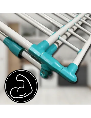 SUSZARKA NA PRANIE STOJĄCA ROZSUWANA STABILNA 105,5-187,5cm UBRAŃ BIELIZNĘ
