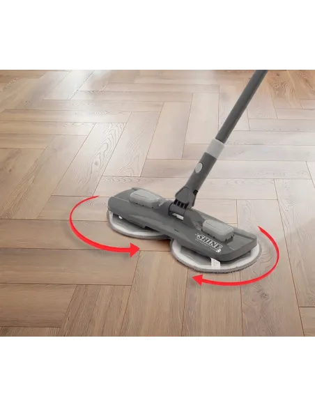 MOP Cyclonic OBROTOWY Cykloniczny SHINE do Podłóg i Okien 4 Pady