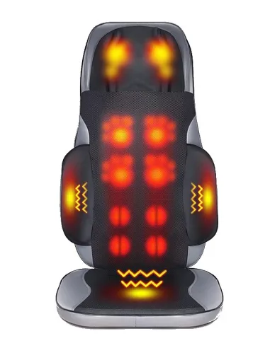 FOTEL Mata Masująca z Pilotem PODGRZEWANIE Masaż SHIATSU 3D
