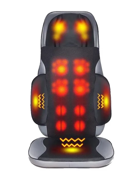 FOTEL Mata Masująca z Pilotem PODGRZEWANIE Masaż SHIATSU 3D