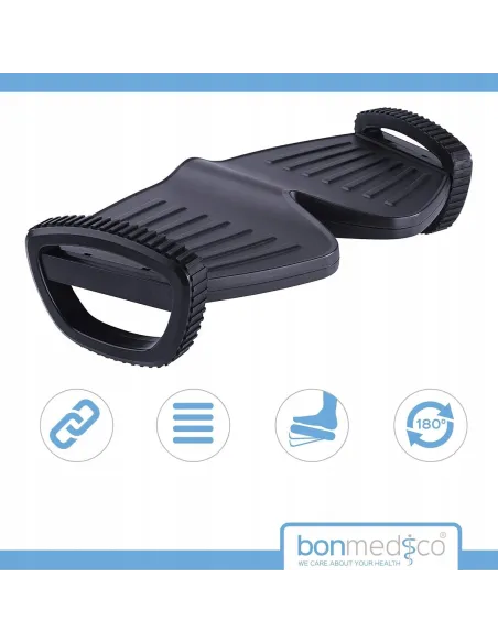 PODNÓŻEK BIUROWY ERGONOMICZNY BUJANY Bonmedico CZARNY