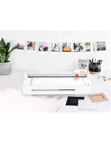 LAMINATOR A4 A5 A6 na Zimno na Ciepło + GILOTYNA + 20x FOLIA + Akcesoria