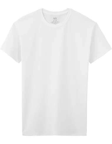 7x T-SHIRT koszulka FRUIT OF THE LOOM 7pak 100% BAWEŁNA Biały L