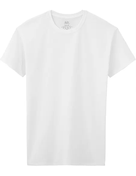 7x T-SHIRT koszulka FRUIT OF THE LOOM 7pak 100% BAWEŁNA Biały L