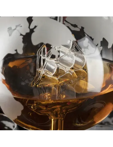 Zestaw do Whisky KARAFKA Globus Szklanki Kostki