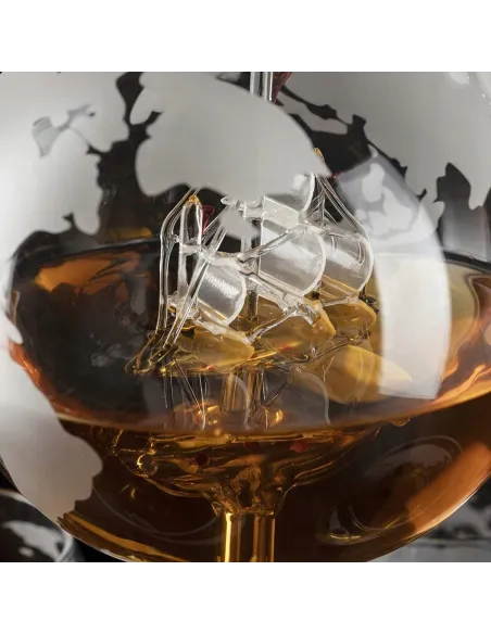 Zestaw do Whisky KARAFKA Globus Szklanki Kostki