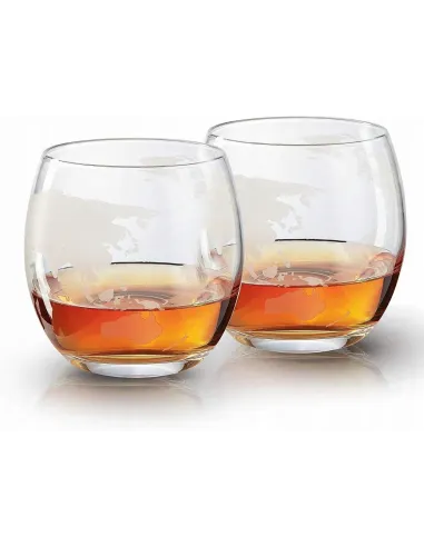 Zestaw do Whisky KARAFKA Globus Szklanki Kostki
