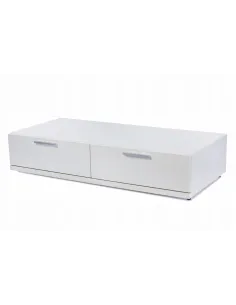 NOWOCZESNY STOLIK SZAFKA RTV LCD 120 CM BIAŁA 2