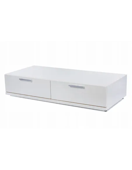 NOWOCZESNY STOLIK SZAFKA RTV LCD 120 CM BIAŁA