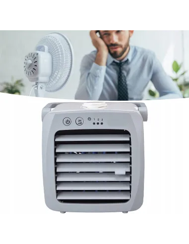 KLIMATOR WIATRAK PRZENOŚNY NA WODĘ MINI COOLER USB Schładzacz