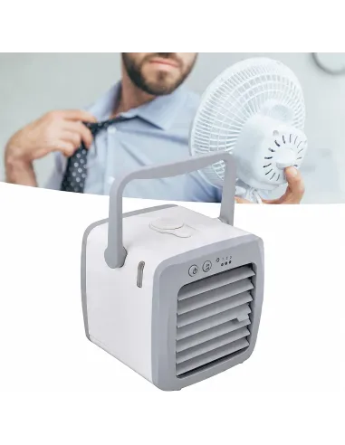 KLIMATOR WIATRAK PRZENOŚNY NA WODĘ MINI COOLER USB Schładzacz