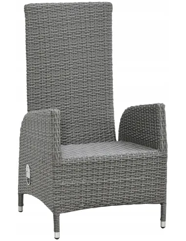 2xKRZESŁO FOTEL Krzesła Brisbane RATTAN ROZKŁADANE