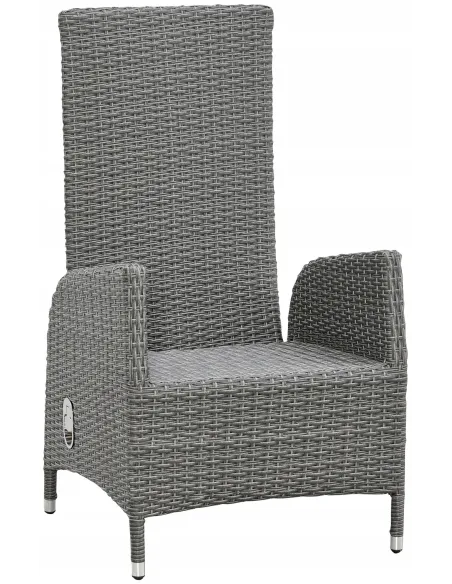 2xKRZESŁO FOTEL Krzesła Brisbane RATTAN ROZKŁADANE
