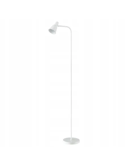 BIAŁA Lampa PODŁOGOWA do CZYTANIA Regulowana LIV