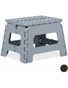 Taboret Stołek Podnóżek 22cm SKŁADANY ROZKŁADANY Szary M