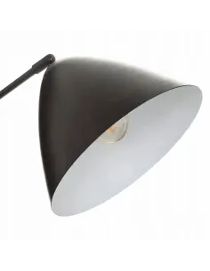 LAMPA Podłogowa CZARNA Żuraw na WYSIĘGNIKU Marmurowa Podstawa 145cm LOFT 2