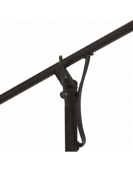 LAMPA Podłogowa CZARNA Żuraw na WYSIĘGNIKU Marmurowa Podstawa 145cm LOFT