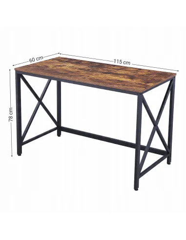 BIURKO LOFT INDUSTRIALNE RUSTYKALNE VINTAGE 21BX