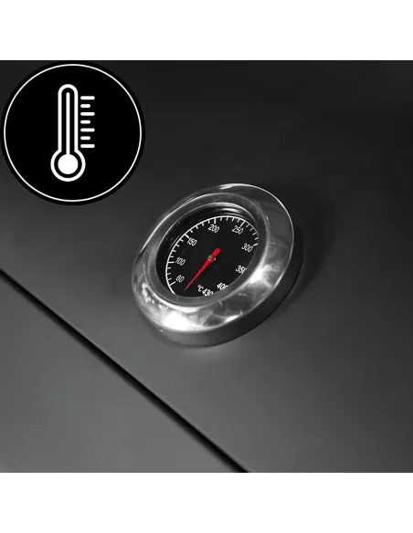 MEGA MOCNY Grill Gazowy 7 Palników 23,8kW BBQ 6+1 Boczny Palnik