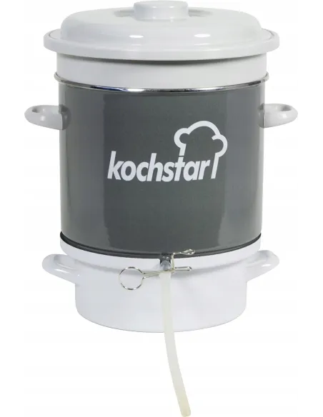 SOKOWNIK Parowy Emaliowany KOCHSTAR Sokowirówka do 8kg Owoców 4L