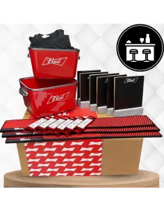 Zestaw BUDWEISER XXL 2x Cooler ICE BUCKET Koszulki Maty Barowe Otwieracze 2
