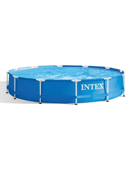 BASEN Ogrodowy Stelażowy INTEX 28212 366x76cm Zestaw z Pompą Filtrującą