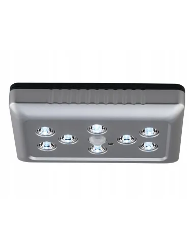 LAMPKA LAMPA LISTWA OŚWIETLENIE DO SZAFY 8 LED CZUJNIK RUCHU na BATERIE