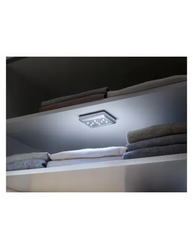 LAMPKA LAMPA LISTWA OŚWIETLENIE DO SZAFY 8 LED CZUJNIK RUCHU na BATERIE