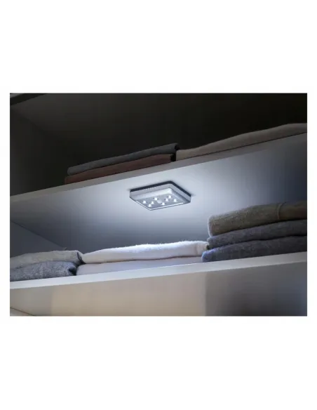 LAMPKA LAMPA LISTWA OŚWIETLENIE DO SZAFY 8 LED CZUJNIK RUCHU na BATERIE